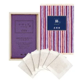 にんき 人気 おすすめ 定番 冬 春 孫 冬 新生活 ギフト 寒さ 対策 プレゼント 日本香堂 かゆらぎ 藤 名刺香 桐箱6入 38462 冠婚 葬祭 | 関連単語 お供え物 カタログギフト冠婚葬祭 結婚祝い 結婚内祝い 香典返し 快気祝い 忌明けギフト 引き出物
