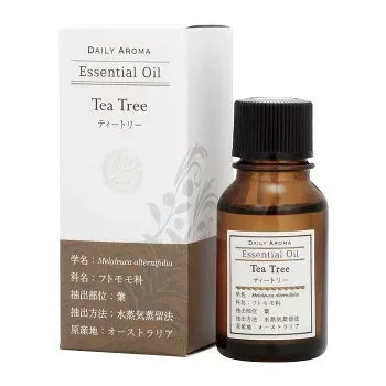 デイリーアロマジャパン エッセンシャルオイル ラージ ティートリー 10ml 13940 健康 美容 介護 | 関連単語 エプロン 風呂 椅子 スリッパ パジャマ 長寿 運動 コスメ クリーム ハブラシ 子供 大人 靴下 足 疲れ インソール 杖 補助器具 歩行 化粧水 コスメ