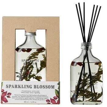 BOTANICAL BOTTLES ディフューザー180ml/スパークリングブロッサム IDBB0103 健康 美容 介護 | 関連単語 マスク 目 疲れ 癒し 家電 美顔 ブラシ ポーチ 鏡付き 歯 ブラシ オーラルケア 舌 清潔 落とし セット キッズ ジェル ローラー リストアップ スチーマー 服