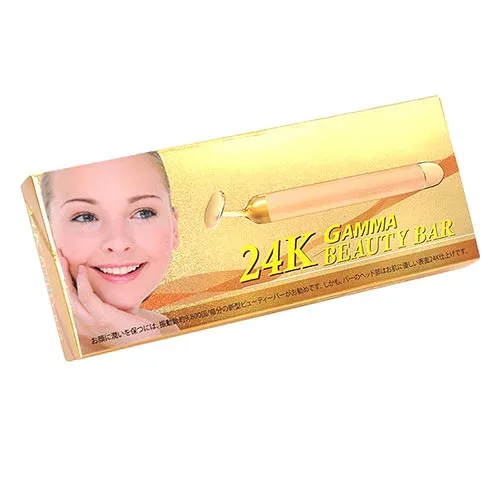 スタイルジャパン 円型 GAMMA 24K BEAUTY BAR 黄金の一振動で肌に極上のご褒美を ラグジュアリーな振動で肌の未来を磨く STJ70036