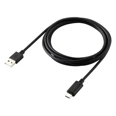 エレコム ピタッとマグネットケーブル USB-A - USB Type-C USB2.0 15W ブラック MPA-ACMA20BK