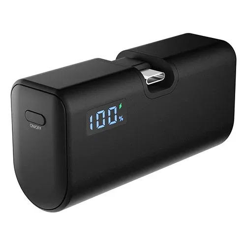 HIDISC 180°回転コネクタ 直挿しモバイルバッテリー Type-Cコネクタ 5,000mAh ブラック HD4-MBTCD20W180C05BK PC パソコン スマホ タブレット | 関連単語 ssd ディスク hdd ルーター アダプタ フラッシュ LAN 無線 有線 ケーブル メディア プレーヤー sd カード