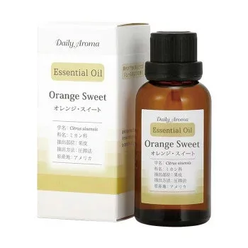 デイリーアロマジャパン エッセンシャルオイル オレンジスィート 30ml 33655 健康 美容 介護 | 関連単語 スチーマー 服 エプロン 風呂 椅子 スリッパ パジャマ 長寿 運動 コスメ クリーム ハブラシ 子供 大人 靴下 足 疲れ インソール 杖 補助器具 歩行 化粧水