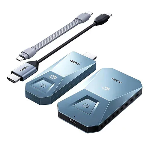 llano ワイヤレスHDMI 送受信機セット T5 4K高画質&ミラー・拡張2モードでシーンに合わせて自由に切り替え llano-t5 PC パソコン スマホ タブレット | 関連単語 ssd ディスク hdd ルーター アダプタ フラッシュ LAN 無線 有線 ケーブル メディア プレーヤー sd