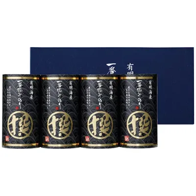 彩食工房 有明海産一番摘み海苔 撰 【味付海苔(8切10枚)4個】 柔らかく風味豊かでパリッとした食感と口どけの良さが特徴 6733-027 人気 おすすめ 食品 佃煮 詰合せ セット ギフト | 関連単語 しょうゆ 米 鮭 詰め合わせ 海苔 味海苔 梅 米粉 米 醤油 みそ汁 漬物