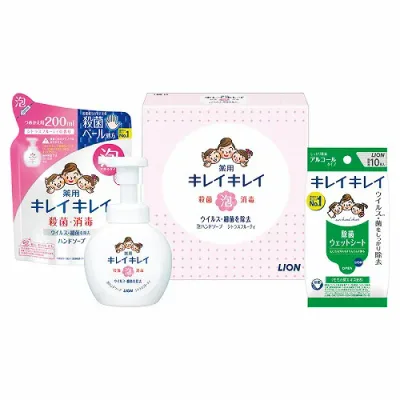 【10/20日限定 全品ポイント2倍】ライオン キレイキレイ泡ハンドソープセット LBB-C お中元 お歳暮 内祝い メッセージ ギフト 記念品 法事引出物 快気祝