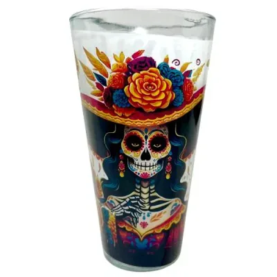 Veladora Mexico Day of The Dead Candle ヴェラドーラ メキシコ デイ オブ ザ デッド キャンドル 死者の日 インテリア ロウソク 蝋燭 カトリーナ シュガースカル スカル メキシカン メキシコ メヒコ アロマキャンドル アメリカ アメリカン メキシコ雑貨 メキシカン雑貨