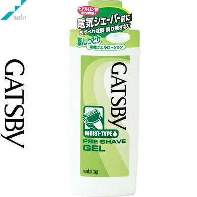 ギャツビー プレシェーブジェル 140mL×36個 *マンダム/驚きの刃滑りで肌がヒリつかない/電気シェーバー専用プレシェーブジェル/スムースパウダー/電気シェーバーの滑りを良くし肌を保護/ヒアルロン酸/肌に潤い補給/肌のカサつき防ぐ/GATSBY 髭剃り/シェービング スキンケア