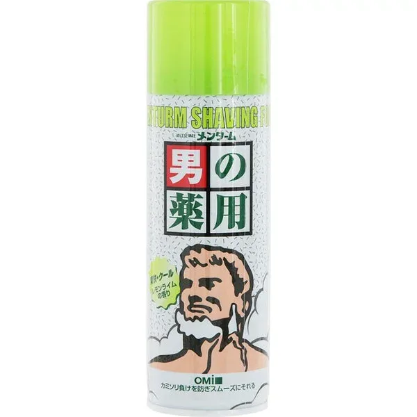 メンターム 薬用シェービングフォーム レモンライム 200g *医薬部外品 近江兄弟社 MENTURM 髭剃り ひげそり シェービング スキンケア