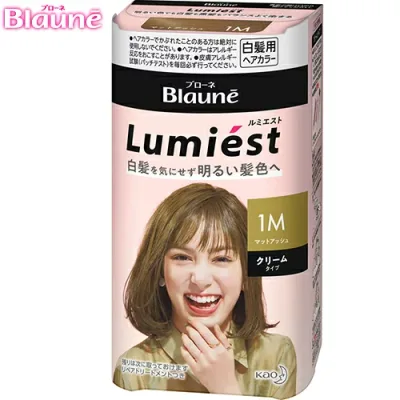 ブローネ ルミエスト ヘアカラー 1M マットアッシュ 108g *医薬部外品 花王 Blaune ヘアカラー 白髪染め 白髪隠し