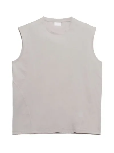 サニデイズ トウキョウ (sanideiz TOKYO) Epixメッシュジャージfor RUN ノースリーブTシャツ MENS ランニング メンズ半袖Tシャツ メンズ ライトグレー 008-0812-13135