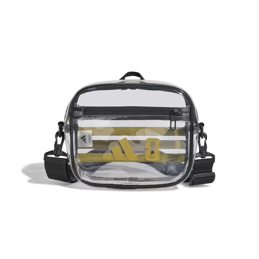 アディダス (adidas) WORLD CUP OFFICIAL EMBLEM BAG サッカー 海外クラブ ナショナルチーム NS トランスパレント/ブラック/ダークフットボールゴールド VU806 KE9632