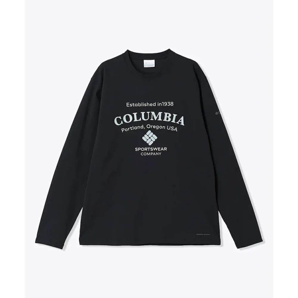 コロンビア (Columbia) ライトキャニオングラフィックロングスリーブクルー トレッキング アウトドア 長袖Tシャツ メンズ Black PG2034-010