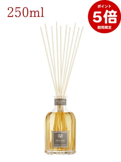 期間限定P5倍【DR. VRANJES / ドットール・ヴラニエス】 リードディフューザー / LEATHER OUD <レザー・ウード> / 250ml