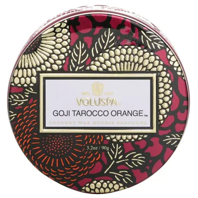 ボルスパ Voluspa 小さな瓶入りキャンドル - ゴジベリーとタロッコオレンジ 90g/3.2oz【海外通販】