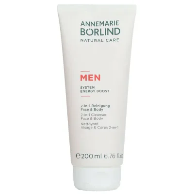 アンネマリー ボーリンド Annemarie Borlind メン システム エナジー ブースト 2-in-1 クレンジング フェイス & ボディ 200ml/6.76oz【海外通販】