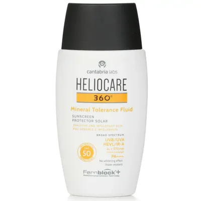ヘリオケア バイ カンタブリアラボ Heliocare by Cantabria Labs Heliocare 360 ミネラル トレランス フルイド SPF50 50ml/1.7oz【海外通販】