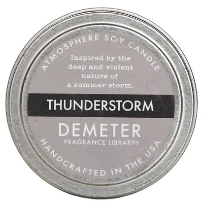 ディメーター Demeter アトモスフィア ソイキャンドル - サンダーストーム 170g/6oz【海外通販】
