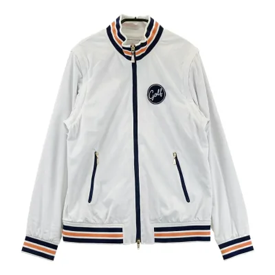 JUN&ROPE ジュン アンド ロペ 2way 蓄熱 ジップジャケット ホワイト系 L 【中古】ゴルフウェア レディース
