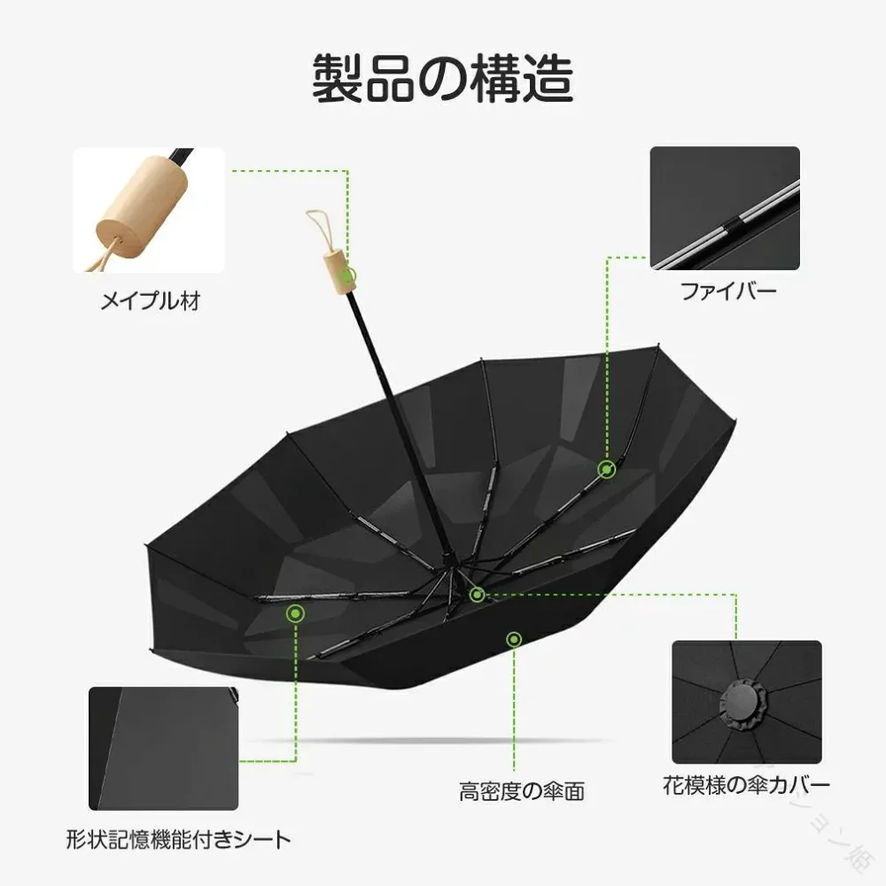 折りたたみ傘 折りたたみ 軽量 超軽量 8本骨 レディース メンズ 日焼け対策 紫外線対策 uvカット 完全遮光 形状記憶 雨傘 携帯 折り畳み
