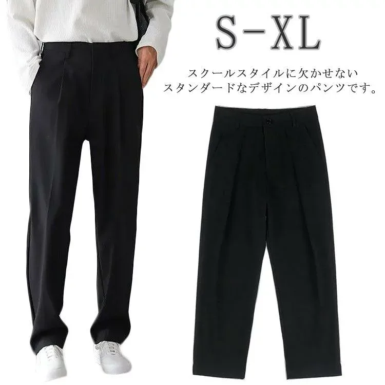 学生服 ズボン 春夏 男子 制服 スラックス 学生パンツ ボトムス 中学生 高校生 長ズボン 丸洗い 吸汗速乾 軽量 薄手 ロングパンツ 入学式 通学