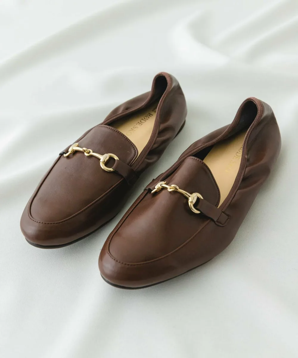 【SALE/60%OFF】RODE SKO 『35~40サイズ展開』『MADE IN JAPAN』やわビットローファー ロデスコ シューズ・靴 ローファー ブラック ブラウン グレー