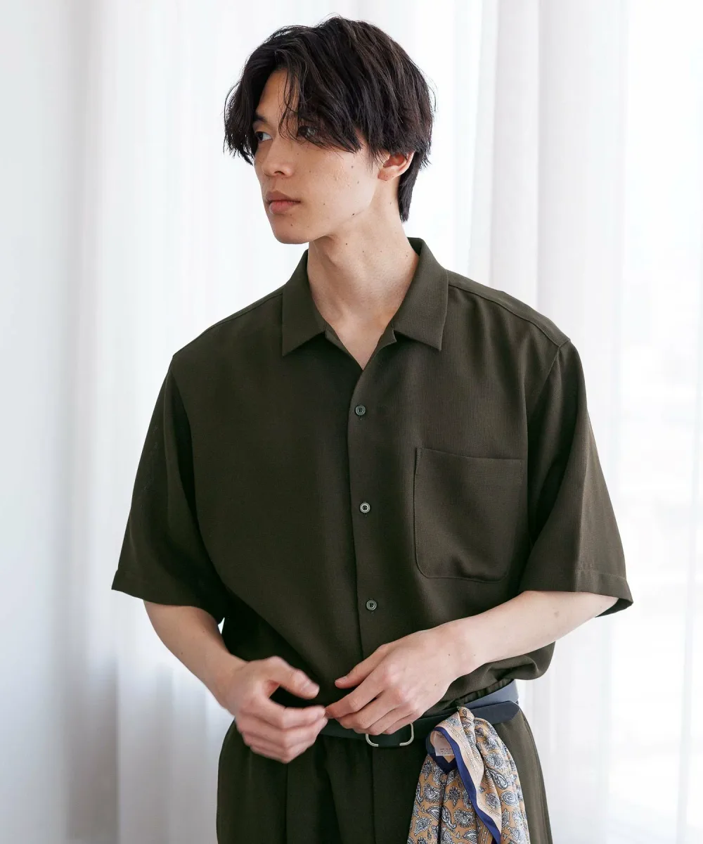 【SALE/20%OFF】GLOBAL WORK AiryBreezeシャツ/半袖/638149 グローバルワーク トップス シャツ・ブラウス ブラック ネイビー ブラウン【送料無料】