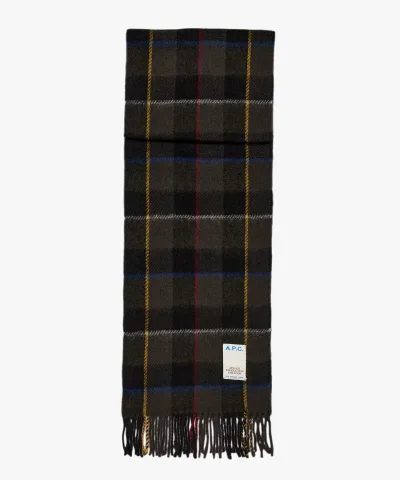 A.P.C. Leon マフラー アー・ぺー・セー ファッション雑貨 マフラー・ストール・ネックウォーマー ベージュ カーキグリーン【送料無料】