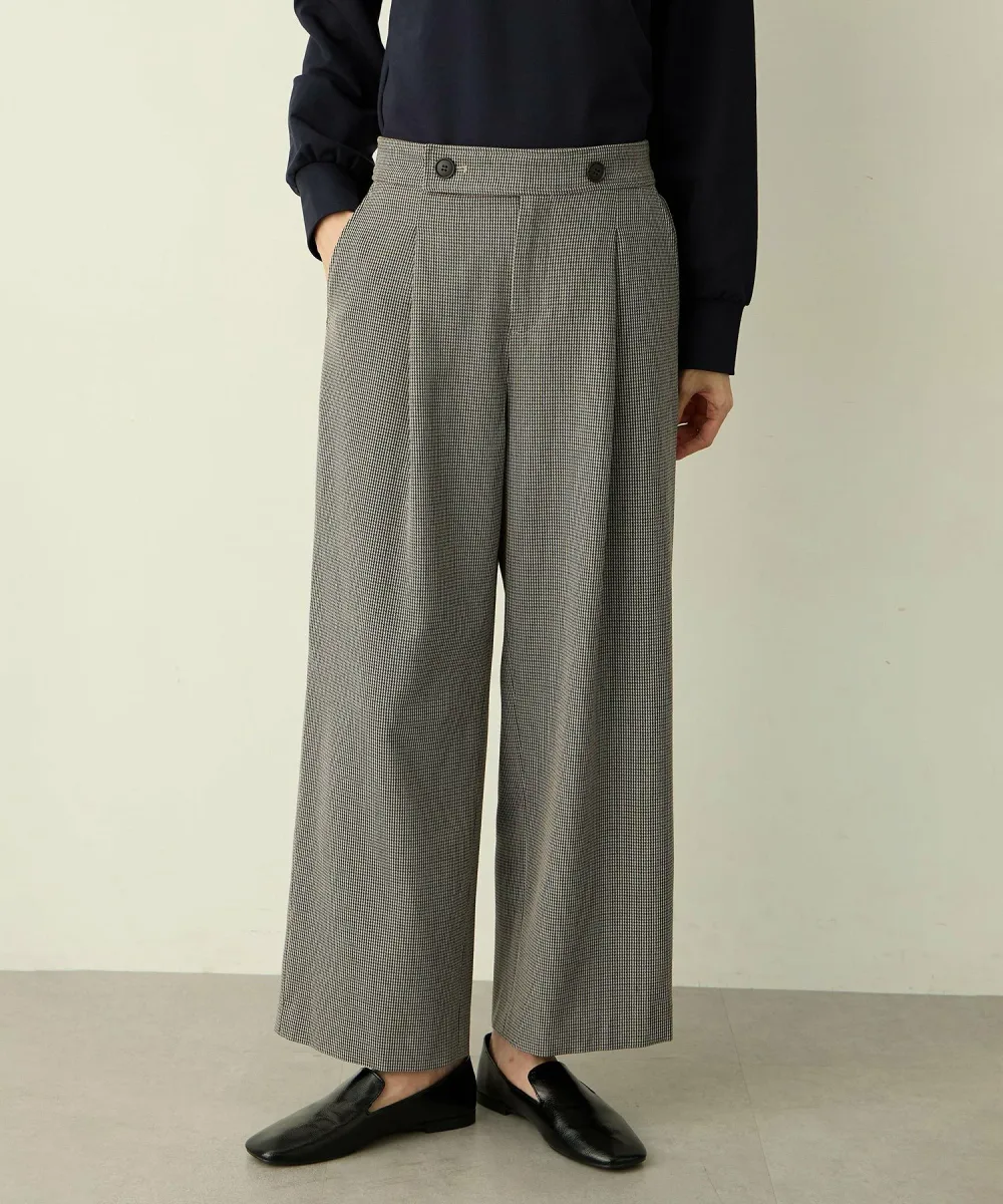【SALE/20%OFF】Petit Honfleur 【すご楽シリーズ】ストレッチセミワイドパンツ【後ろウエストゴム】 プチオンフルール パンツ その他のパンツ オレンジ【送料無料】