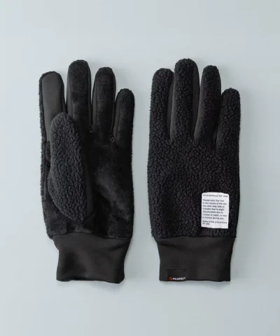 BACKYARD FAMILY MEN POLARTEC ThermalPro ピッグスエード コンビグローブ ローラ ファッション雑貨 手袋 グレー ブラック カーキグリーン【送料無料】