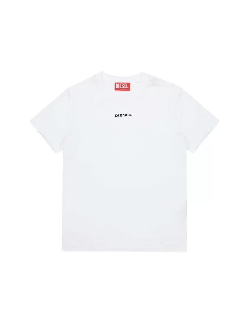 【SALE/58%OFF】DIESEL DIESEL(ディーゼル)Kids & Junior ワンポイントブランドロゴ半袖Tシャツカットソー シフォン トップス カットソー・Tシャツ ホワイト【RBA_E】