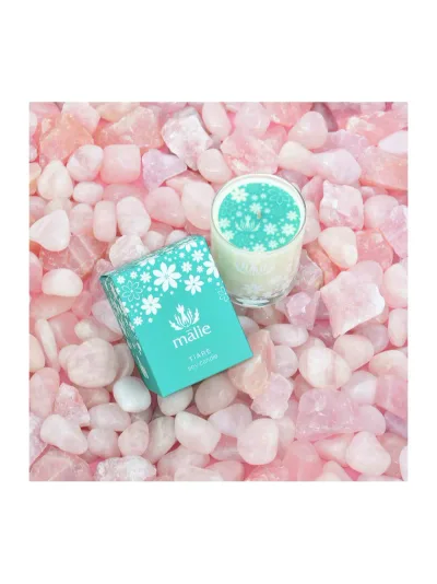 Malie Organics (公式)Soy Candle Tiare マリエオーガ二クス インテリア・生活雑貨 ディフューザー・お香・アロマオイル・キャンドル ブルー【送料無料】