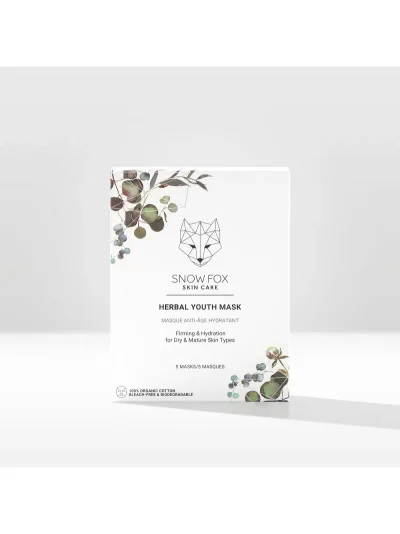 SNOW FOX SKINCARE ハーバル ユース マスク (1箱5枚入) スノー フォックス スキンケア スキンケア パック・フェイスマスク【送料無料】