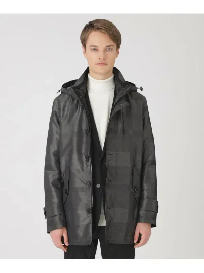 BLACK LABEL CRESTBRIDGE シャドーチェック10monthショートパーカー ブルーレーベル / ブラックレーベル・クレストブリッジ ジャケット・アウター ブルゾン・ジャンパー グリーン グレー ネイビー【送料無料】