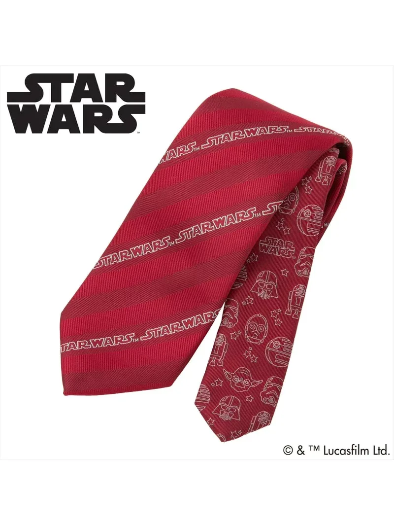 BRICK HOUSE by Tokyo Shirts 【STAR WARS スター・ウォーズ】 ネクタイ チェンジタイ ビジネス ギフト BM15K200GCAS2PA-89-930 トーキョーシャツ スーツ・フォーマル ネクタイ・蝶ネクタイ レッド