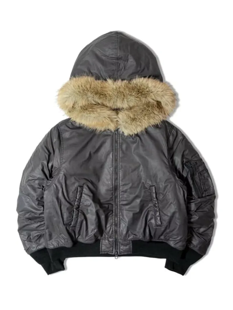 JACKROSE JACKROSE-Wax Coating Bomber foodie(MENS) ジャックローズ ジャケット・アウター ブルゾン・ジャンパー ブラック【送料無料】