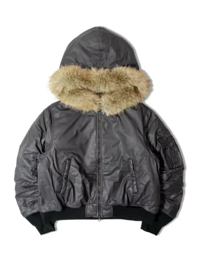 JACKROSE JACKROSE-Wax Coating Bomber foodie(MENS) ジャックローズ ジャケット・アウター ブルゾン・ジャンパー ブラック【送料無料】