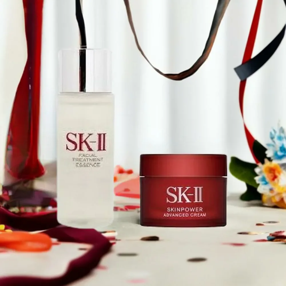 【国内商品】SK-II フェイシャル トリートメント エッセンス /スキンパワー アドバンスト クリーム 実感セット