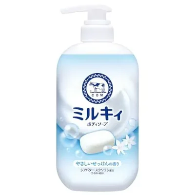 ミルキィボディソープ やさしいせっけん ポンプ付500ML