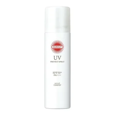 サンカット プロテクト UV スプレー SPF50+ PA++++ 大容量 90gSUNCUT コーセーコスメポート KOSE COSMEPORT 無香料 日焼け止め 体 髪 全身 化粧下地