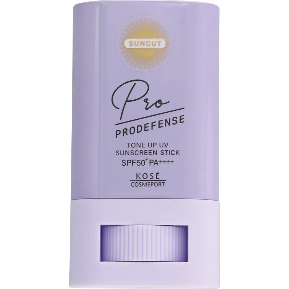 【マラソン中 P5倍】 サンカットR プロディフェンス トーンアップUV スティック SPF50+ PA++++ 20gコーセーコスメポート サンカット SUNCUT ラベンダー 塗りやすい 直塗り