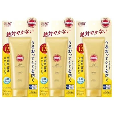 【3セット】 サンカットR パーフェクトUV エッセンス 120g 日焼け止め エッセンスタイプ ウォータープルーフ UV 美容液成分 コラーゲン ヒアルロン酸 大容量 ひやけ SUNCUT コーセーコスメポート KOSE COSMEPORT 無香料 日焼け止め 体 髪 全身