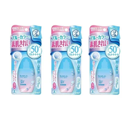 【在庫処分】 【3セット】 メンソレータム サンプレイ クリアウォーター 30g SPF50 PA++++ UVカット UVケア ウォータープルーフ ひやけどめ 無香料 日やけ止め レジャー スポーツ 外出 夏 日差し