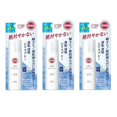 【3セット】 サンカットR プロテクト UV スプレー 60g SPF50+ PA++++ UNカット 日焼け止め ひやけ 体 フェイス 顔 ボディ UVケア 野外 スポーツ 海 レジャー 公園 SUNCUT コーセー KOSE