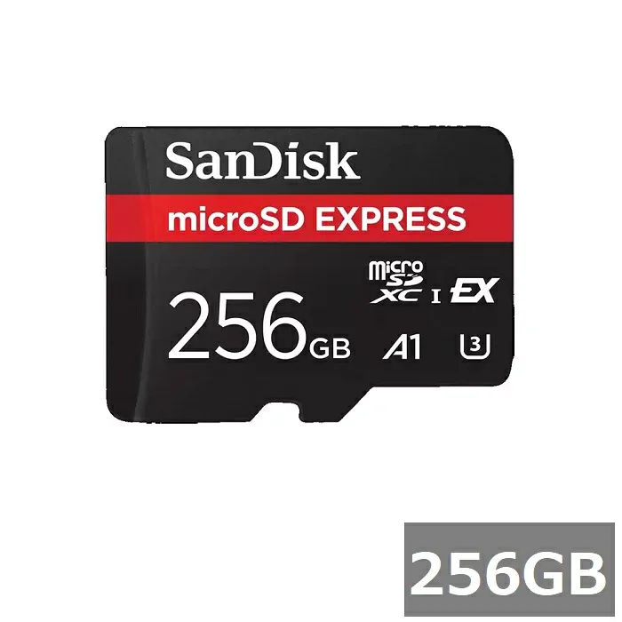 Sandisk microSD Expressカード 256GB SDSQXFN-256G-GN4NN サンディスク マイクロSDXCカード microSDカード microSD エクスプレス ゲーム データ転送 並行輸入品