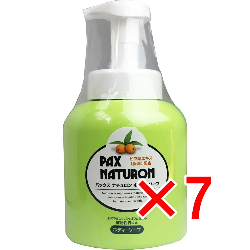 【 まとめ買い7個セット 】 パックスナチュロン ボディーソープ 泡状ポンプ式 500mL 【 送料無料 】