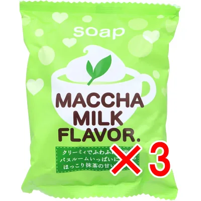 【 まとめ買い3個セット 】 プチベリィ ソープ 抹茶ミルクの香 80g 【 送料無料 】
