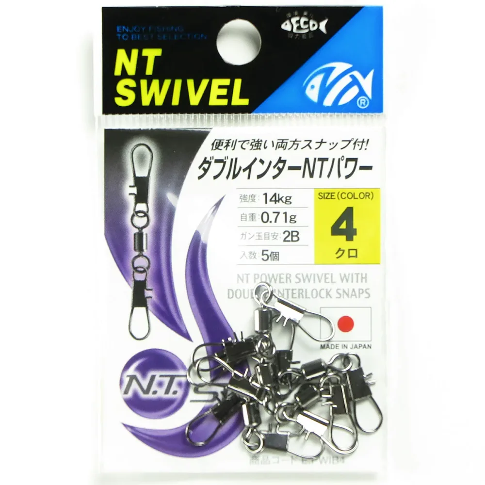 【 まとめ買い12個セット 】 「NTスイベル ダブルインターNTパワー クロ #4」 【 送料無料 】