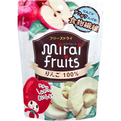 【 まとめ買い20個セット 】 ミライフルーツ りんご 10g 【 送料無料 】