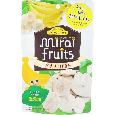 【 まとめ買い2個セット 】 ミライフルーツ バナナ 12g 【 送料無料 】
